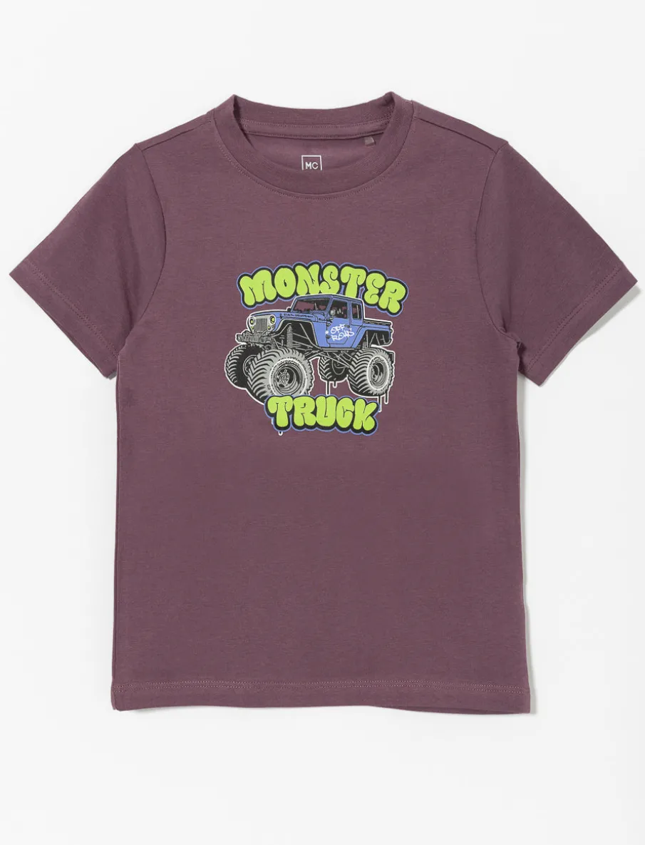 Printed Crew-neck T-shirt - Little Boy