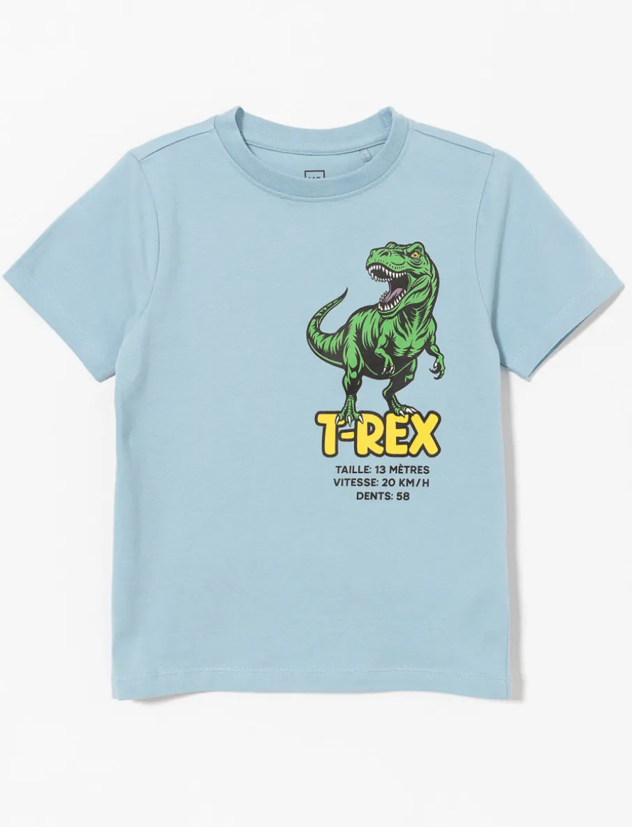 Printed Crew-neck T-shirt - Little Boy
