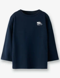 Printed Crew-neck T-shirt - Little boy