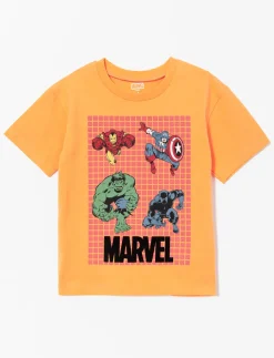 Printed Crew-neck T-shirt - Marvel