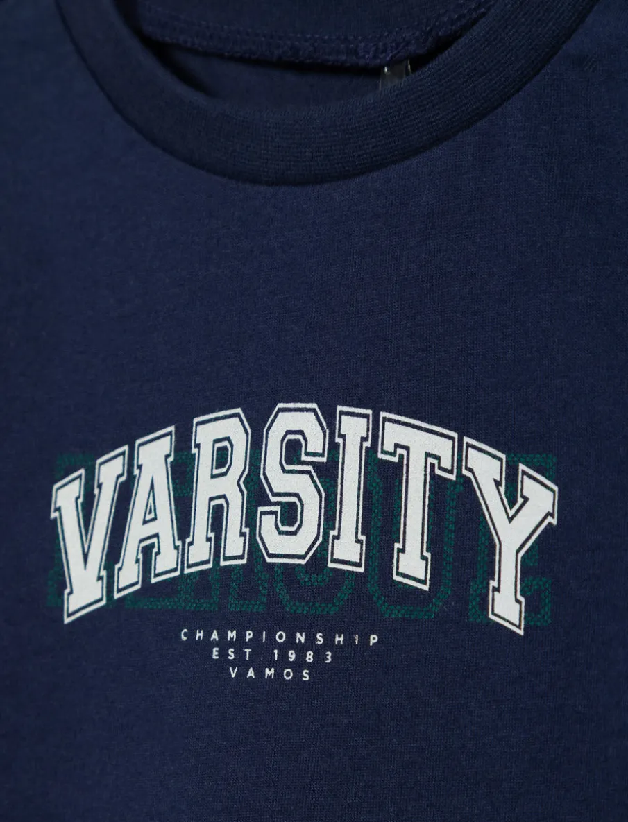 Printed Crew-neck T-shirt - Baby Boy