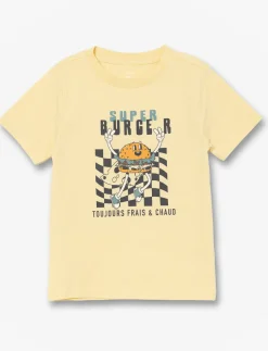 Printed Crew-neck T-shirt - Little Boy