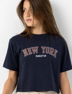 Printed Cropped T-shirt