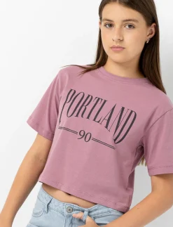 Printed Cropped T-shirt