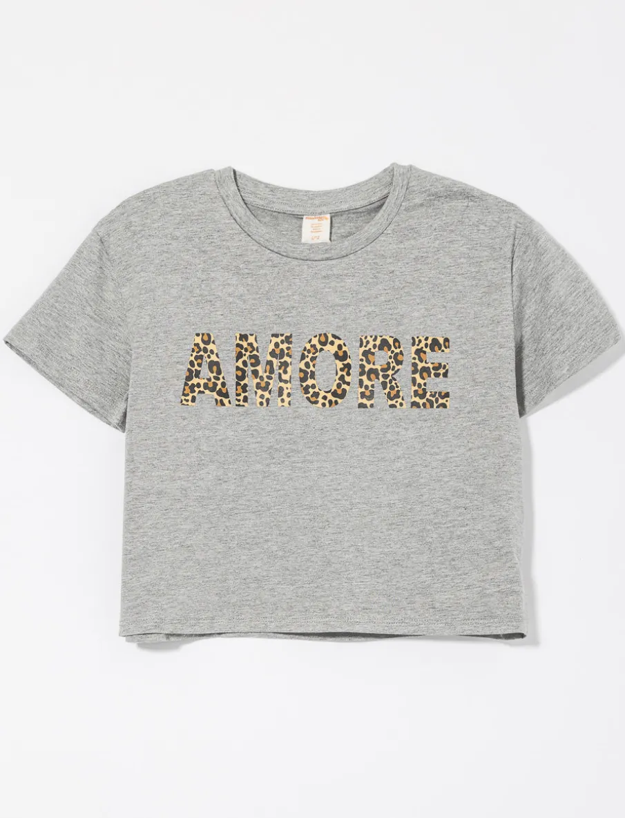 Printed Cropped T-shirt