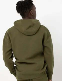 Printed Drop-shoulder Hoodie