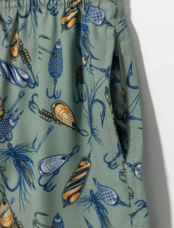 Printed Elastic-waist Boardshorts - Little Boy