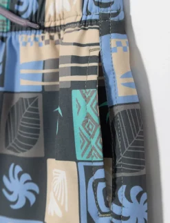 Printed Elastic-waist Boardshorts - Little Boy