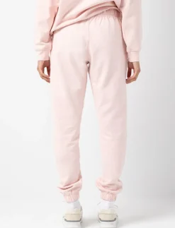 Printed Elastic-waist Fleece Pants