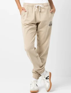 Printed Elastic-waist Fleece Pants