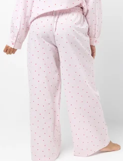 Printed Elastic-waist PJ Pants