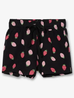 Printed Elastic-waist Shorts - Little Girl
