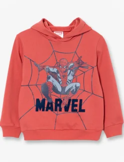 Printed Fleece Hoodie - Spider-Man
