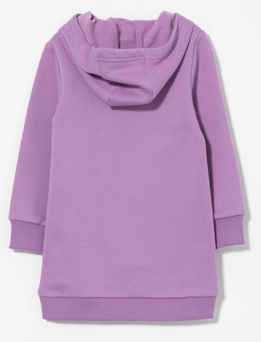 Printed Fleece Hoodie Tunic - Little Girl