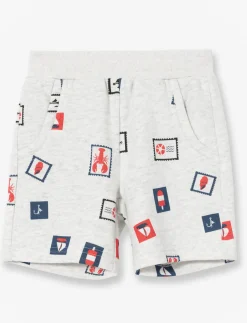 Printed Fleece Shorts - Little Boy