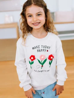 Printed Fleece Sweatshirt