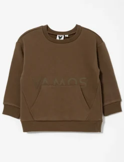 Printed Fleece Sweatshirt with Pocket - Little Boy