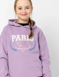 Printed Hooded Sweatshirt - Teen Girls