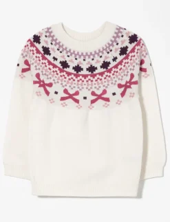 Printed Knit Sweater - Little Girl