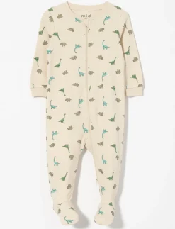 Printed Onesie PJ with Anti-slip Feet