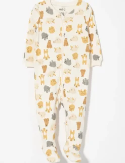 Printed Onesie PJ with Anti-slip Feet