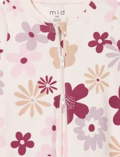 Printed Onesie PJ with Anti-slip Feet