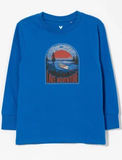 Printed Organic Cotton T-shirt - Little Boy