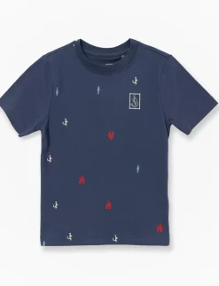 Printed Organic Cotton T-shirt - Little Boy