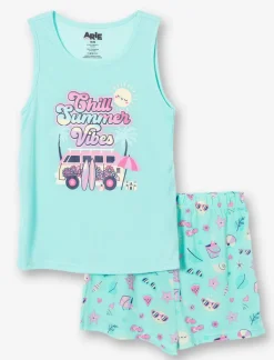 Printed Pajama Set