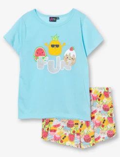 Printed Pajama Set