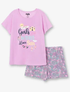 Printed Pajama Set