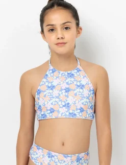 Printed 2-piece Halter Swimsuit