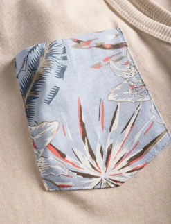 Printed Pocket Tank Top