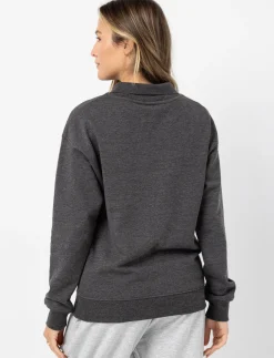 Printed Polo Collar sweater