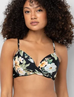 Printed Push-up Bikini Top