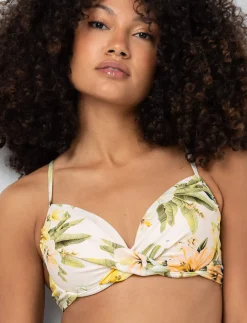 Printed Push-up Bikini Top