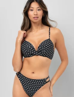 Printed Push-up Bikini Top
