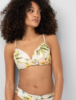 Printed Push-up Bikini Top