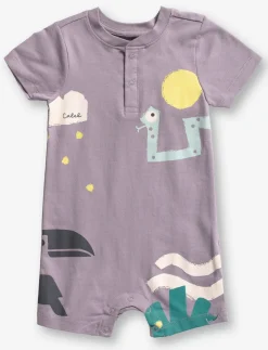 Printed Romper - Baby Boy