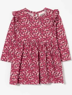 Printed Ruffle Dress - Baby Girl