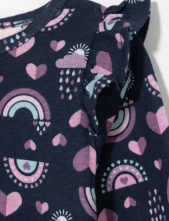 Printed Ruffle Dress - Baby Girl