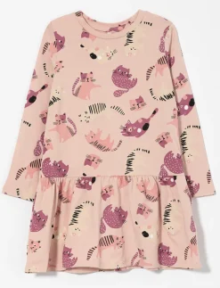 Printed Ruffle Dress - Little Girl