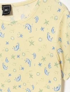 Printed Ruffle-Hem Sleepshirt - Little Girl