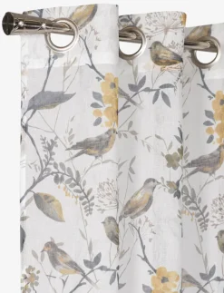 Printed Sheer Curtain Panel