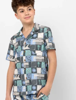 Printed Short-sleeve Shirt