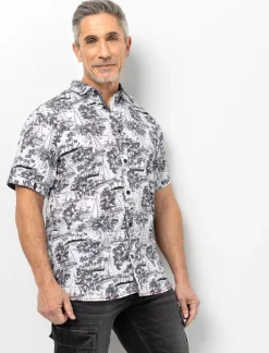 Printed Short-sleeve Shirt