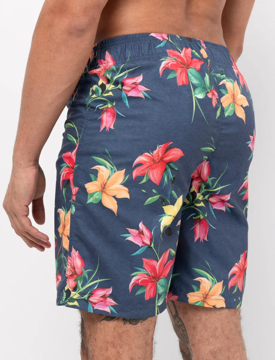 Printed Side Pocket Boardshorts