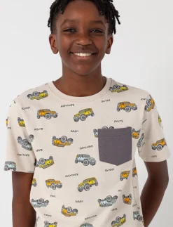 Printed T-shirt with Pocket