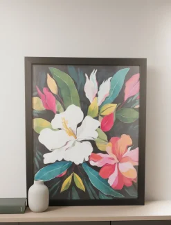 Printed Wall Art - Tropical Flowers