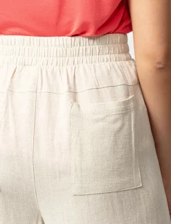 Pull-on Linen Pants